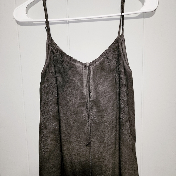 Gorgeous Boho Chic Slate Grey Colored Maxi Dress Small - Picture 12 of 16